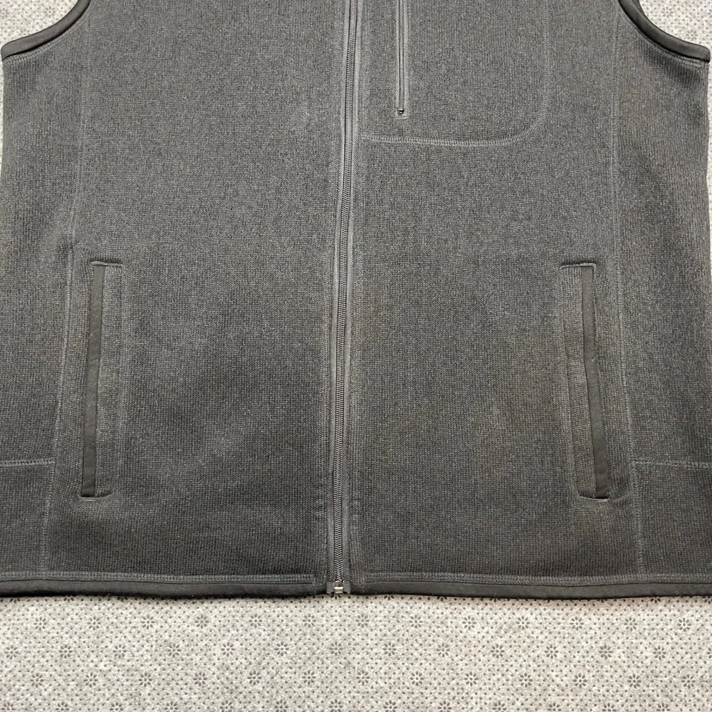 Patagonia Better Sweater Vest Mens‎ XL Black Full Zip Fleece Vest 25880 FA12